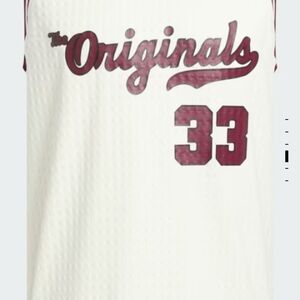 adidas White and Maroon Women's Jersey